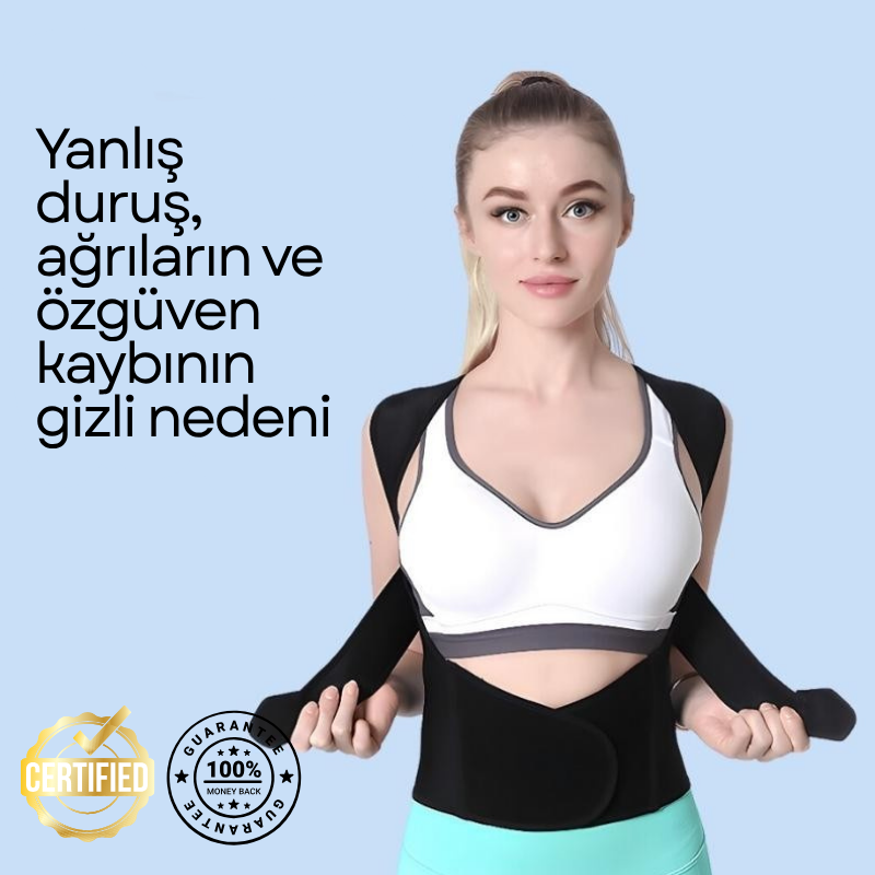 Possture Premium Duruş Düzeltici Destek Kemeri